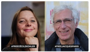 Pour la libération de Cécile Kohler et Jacques Paris