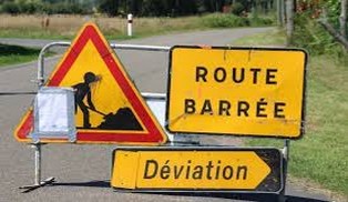 Déviation de la circulation Déviation de la circulation