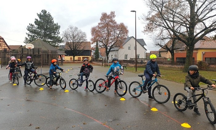 Le savoir rouler à vélo enseigné à l'école