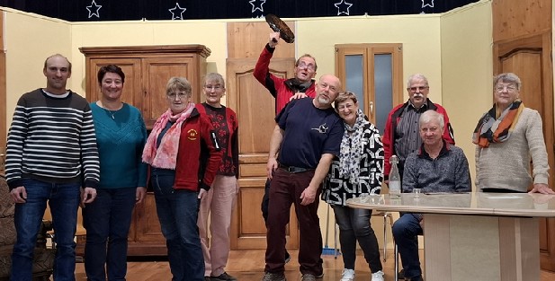 La troupe en r&eacute;p&eacute;tition